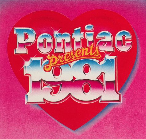 Pontiac presents 1981 / Jon Rawson #80s #design #typography #chrome #retro Kristina Webb, 80s Design, New Retro Wave, Typography Letters, Retro Aesthetic, Graphic Design Posters, Britney Spears, Fonts Design, Graphic Design Inspiration