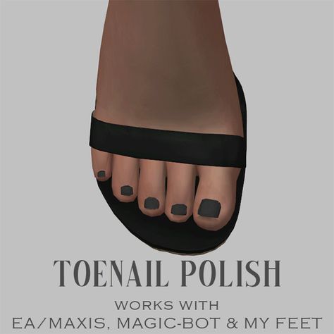 Toenail Polish | DallasGirl on Patreon Sims 4 Cc Toenail Polish, Sims 4 Toenail Polish, Sims 4 Cc Toenails, Sims 4 Cc Feet Nails, Sims 4 Cc Nail Polish, Sims 4 Feet Cc, Sims 4 Nail Polish, Sims 4 Cc Toe Nails, Sims 4 Toenails