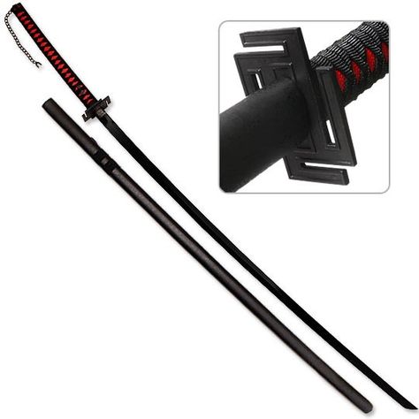 Ichigo Tensa Zangetsu Hand Forged Bleach Swords, Bleach Ichigo Bankai, Ichigo Bankai, Tensa Zangetsu, Bleach Cosplay, Cool Swords, Seni Origami, Samurai Swords, Bleach Anime