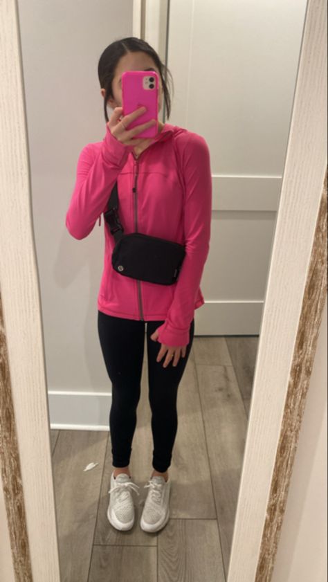 Sonic Pink Define Jacket, Lulu Lemon Define Jacket Pink, Lululemon Scuba Half Zip Pink, Meadowsweet Pink Lululemon, Lululemon Define Jacket Pink Peony, Pink Athleisure, Preppy Pfps, Lulu Fits, Sport Fits