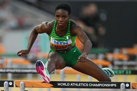 Tobi Amusan made a perfect start to the defence of her women's 100m hurdles title at the World Athletics Championships on Tuesday. Amusan won heat five in convincing fashion, almost strolling at the end. The 26-year-old crossed the line with a time of 12.48s, to secure a place in the semi-finals. Jamaican champion Megan Tapper was second with a time of 12.51s. Read Also:#WorldAthleticsChamps: Nigerian-born Folorunso, Adekoya Take Italy, Bahrain To Women’s 400m Hurdles Semi-finals The Ogun-b... Tobi Amusan, Michelle Jenneke, 100m Hurdles, 400m Hurdles, 2023 Video, World Athletics, 400m, Semi Final, World Records