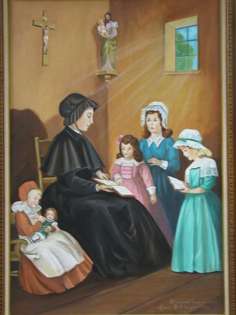 St Elizabeth Ann Seton St Elizabeth Ann Seton, Examination Of Conscience, Elizabeth Ann Seton, Catholic Beliefs, St Elizabeth, Saint Elizabeth, Santa Isabel, Pope John, Catholic School