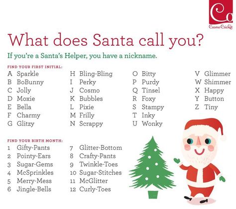 What is your elf name?--  Glitzy Merry-Mess sounds about right.  Love that my husband is Cosmo Gifty-Pants:) Funny Name Generator, Santa Call, Elf Names, Handwritten Text, Happy D, Christmas Names, Interactive Posts, Name Games, Funny Names