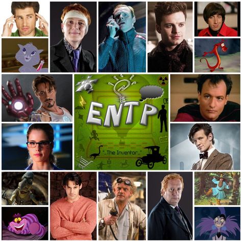 A collage of ENTP characters :) Entp Idols, Entp Characters, Entp Personality, Entp Personality Type, Shawn Spencer, Character Types, Mbti Character, Myers Briggs Type, 16 Personalities