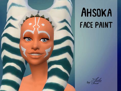 Zombie Christmas, Rainbow Eyes, Sims Hair, Crystal Eye, Ahsoka Tano, Facepaint, Sims 4 Cc Finds, Costume Makeup, Maxis Match