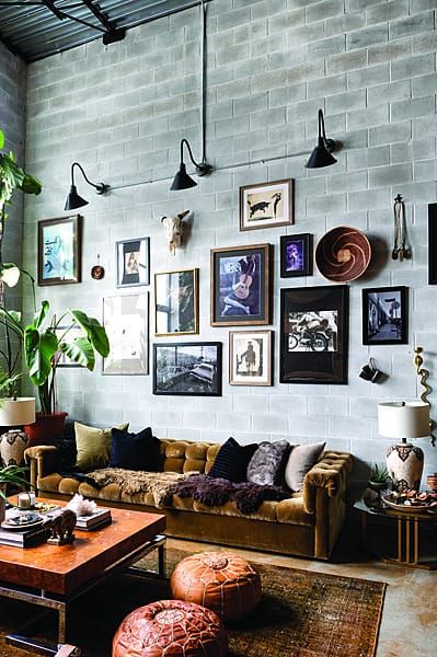 Jennifer Scott loosens up a concrete loft to create a high-impact family home brimming with personality | Style at Home Curated Loft, Loft Wall Art, Loft Decor Ideas, Loft Vibes, Concrete Loft, Artist's Loft, Artist Loft, Loft Interiors, Loft Decor