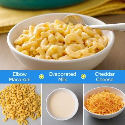 This might just be the easiest mac and cheese recipe ever. Have it on the table in just 20 minutes! Easiest Mac And Cheese, Easy Dinner Dishes, Easy Mac N Cheese Recipe, Three Ingredient Recipes, Easy Mac And Cheese, 3 Ingredient Recipes, Mac And Cheese Recipe, Tomato And Cheese, Chicken Slow Cooker Recipes