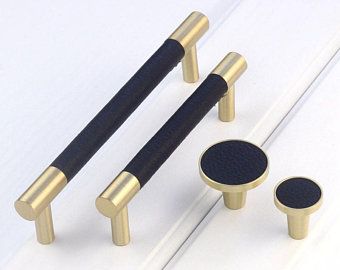 Brass Kitchen Pulls, Closet Handles, Black Kitchen Handles, Leather Drawer Pulls, Black Drawer Pulls, Dresser Knobs And Pulls, Kitchen Cabinet Door Handles, Brass Cabinet Handles, Modern Closet