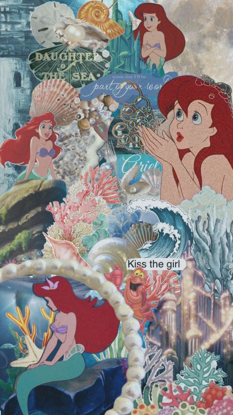 Fav Disney Princess, Ariel Wallpaper, Little Mermaid Wallpaper, Disney Characters Wallpaper, Ariel Disney, Mermaid Wallpapers, Disney Princess Artwork, Princess Wallpaper, Disney Background