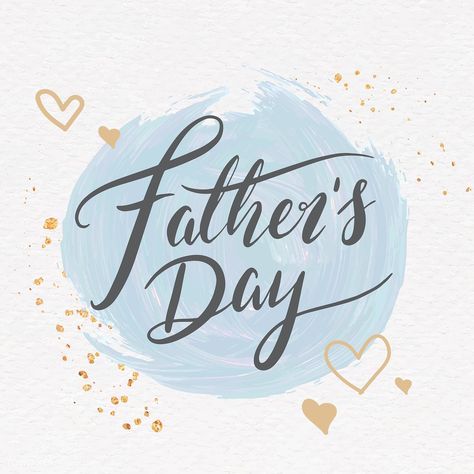 Father's day on a blue brush stroke card vector | free image by rawpixel.com / Adj Fathers Day Images, Happy Father Day Quotes, Fathers Day Cake, Happy Birthday Wallpaper, Fathers Day Quotes, Father's Day Diy, Father's Day Card, Happy Father's Day, Instagram Highlight Icons