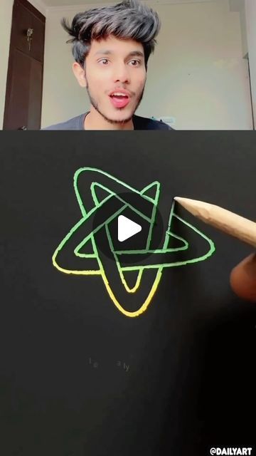 Akhil Verma on Instagram: "How To Draw A 3D Star #reels #instagood" How To Draw A 3d Star, Star 3d Drawing, Geometric Art Easy, 3d Star Drawing, How To Draw A Star, Shooting Star Drawing, Scratch Paper Art, Star Drawing, Scratch Paper