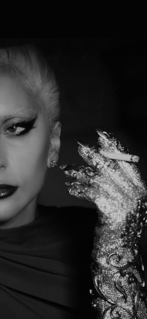 Lady Gaga Best Looks, Lady Gaga Black Dress, The Fame Monster Aesthetic, Lady Gaga Background, Lady Gaga Ahs, Ahs Wallpaper, Lady Gaga Aesthetic, Lady Gaga Poster, Lady Gaga American Horror Story