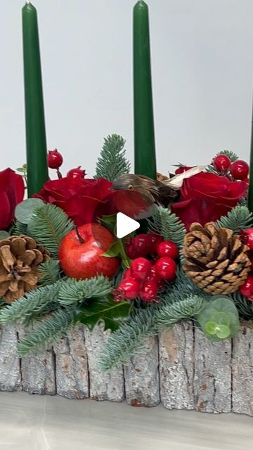 Deirdre Sullivan - Floristry Educator Worldwide on Instagram: "Jump on this Christmas Flower Course - Step by step flower tutorials teaching you designs you can easily retail to friends and family - Christmas Markets, Christmas House parties .. we teach you how to buy wholesale to sell retail - this is more thank a flower course and retail florist world wide have already signed up up just for the inspiration and ideas - but it is designed for the complete novice or Hobby Flower Arranger  #Christmasatkays #flowerarranging #floristrystudent #flowersatchristmas #retailingflowersthischristmas #kaysflowerschool" Candle Decorations, House Parties, Christmas Candle Decorations, Christmas Arrangements, Christmas Markets, Christmas House, Holiday Decorating, Christmas Market, Flower Tutorial