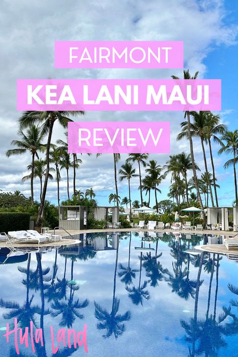 Fairmont Kea Lani Maui in Wailea, a top luxury hotel with beautiful ocean views, perfect for a relaxing Hawaii trip. Grand Wailea Maui, Luxury Vacation Spots, Luxury Beach Vacation, Hawaii Luxury, Wailea Maui, Maui Hotels, Wailea Beach, Luxury Resort Hotels, Romantic Resorts