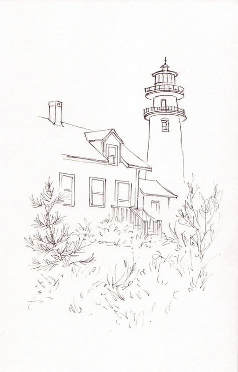 Explore Leslie Fehling's photos on Flickr. Leslie Fehling has uploaded 73 photos to Flickr. Lighthouse Drawing, Paintings Tutorials, Urban Sketches, Step By Step Watercolor, Lighthouse Painting, Owl Illustration, Arte 8 Bits, Watercolor Paintings For Beginners, Watercolor Tutorials