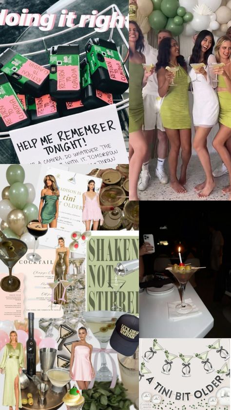 23rd Birthday Themes, Birthday Martini, Dirty Thirty Birthday, Martini Party, 30th Bday Party, 30th Birthday Themes, Cowgirl Bachelorette Parties, 32 Birthday, Birthday Dinner Party