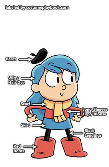 Hilda (Netflix Animation) Costumes | Costume Playbook - Cosplay & Halloween ideas Hilda Halloween Costume, Hilda Costume, Hilda David, Costume For Friends, Hilda Cosplay, Hilda Cartoon, Hilda Art, Storybook Character Costumes, Netflix Animation