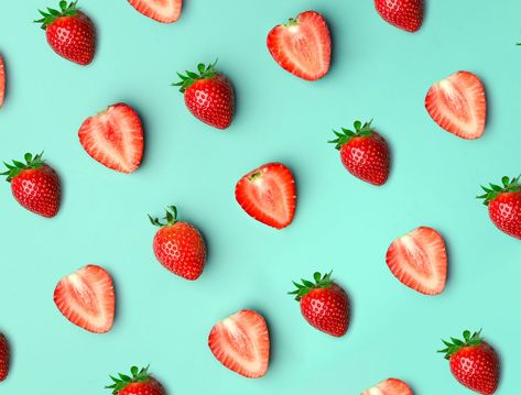 Strawberry Storage, Fruit Shoot, Fly Air, Cut Strawberries, Seasons Photography, Strawberry Season, Pattern Photography, Strawberry Farm, Strawberry Pattern