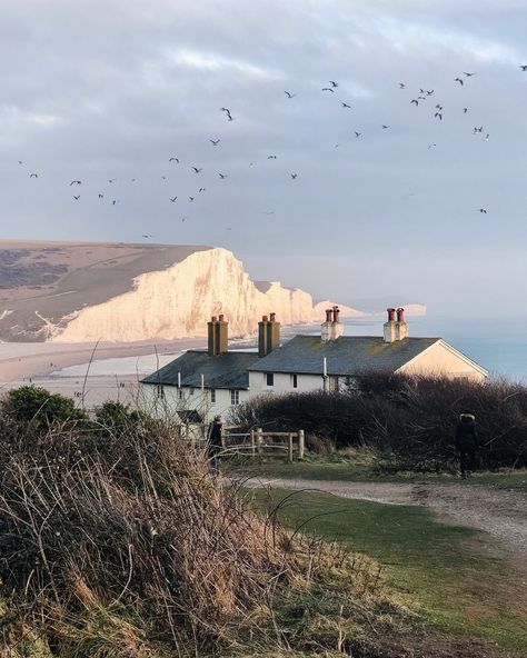 Art Amour, Seaside Cottage, Coastal Life, Seaside Towns, Coastal Towns, East Sussex, English Countryside, Morning Light, Pretty Places