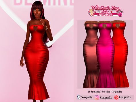 Sims 4 Cc Valentines Day Clothes, Valentines Day Dress, Sims 4 Anime, The Sims 4 Packs, Sims 4 Cc Makeup, Sims 4 Body Mods, Sims 4 Expansions, Tumblr Sims 4, Sims 4 Teen