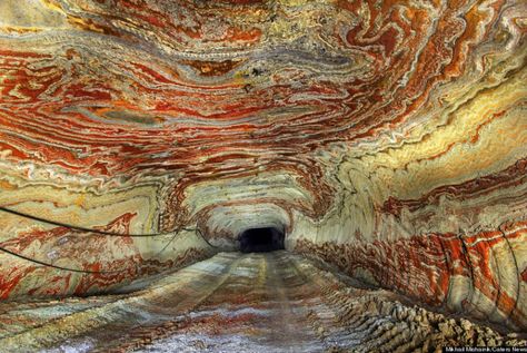 Abandoned carnallite mine, Yekaterinburg, Russia Salt Mine, Salt Cave, Angkor Wat, Incredible Places, Angkor, Places Around The World, Amazing Nature, Geology, Beautiful World