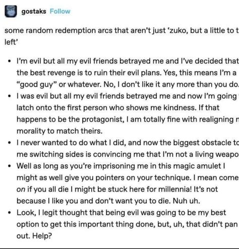 Helpful writing advice on writing redemption arcs Villain Redemption Arc, Writing Redemption Arcs, How To Write A Redemption Arc, Corruption Arc Writing, Redemption Arc Writing, Revenge Writing Prompts, Writing Revenge, How To Write Betrayal, Writing Betrayal