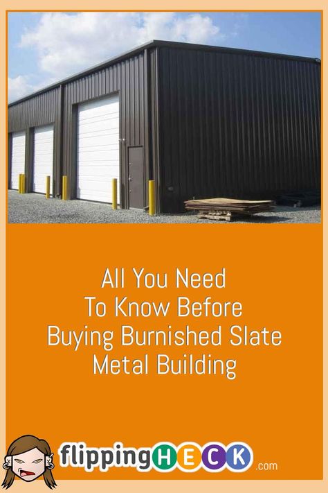 Are you looking for a new steel building kit to replace your old one? If you are, then a burnished slate building might be the perfect choice for you. They have become a popular choice for business owners and homeowners alike. If you're not familiar with this type of building, read on to learn more about it and why it might be the perfect option for you. Burnished Slate Metal Building, Construction Activities, Industrial Space, Steel Building, Residential Construction, Task Management, Steel Buildings, Metal Buildings, Subtle Textures