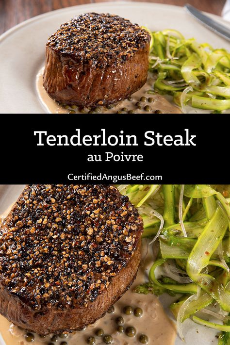 Peppercorn Cream Sauce For Steak, Steak With Creamy Peppercorn Sauce, Peppercorn Crusted Steak, Steak With Peppercorn Sauce, Steak Au Poivre Recipe Peppercorn Sauce, Grilled Steak Dinner, Korean Beef Recipes, Grilled Beef Recipes, Steak Dinner Recipes