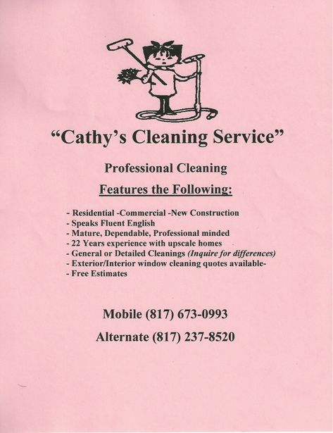 Best Of House Cleaning Business Cards Ideas Check more at http://www.jnnsysy.com/house-cleaning-business-cards-ideas/ Cleaning Business Cards Ideas, Flyers For Business, Cleaning Logos, Dr Note For Work, Sample Flyers, House Cleaning Business, Business Cards Ideas, Cleaning Flyers, Cleaning Service Flyer