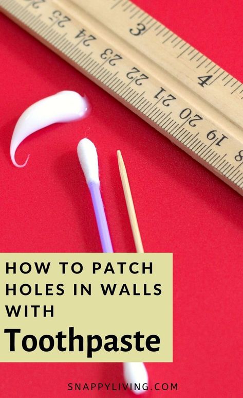 Fix Nail Holes In Wall, Patching Holes In Walls, Fix Hole In Wall, Holes In Wall, Fill Nail Holes, Cover Nails, Patch Hole, Homemaking Tips, Bedroom Redo