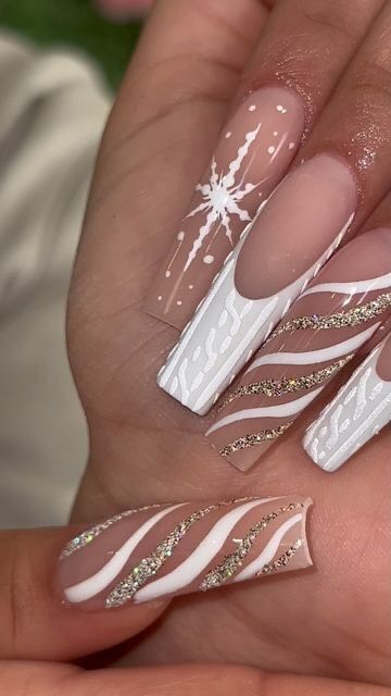 Christmas Nail Designs Acrylic, Long Acrylic Nail Designs, Winter Nails Acrylic, Sweater Nails, Short Square Acrylic Nails, Acrylic Nails Coffin Pink, Christmas Nails Acrylic, Acrylic Nails Coffin Short, Pink Acrylic Nails