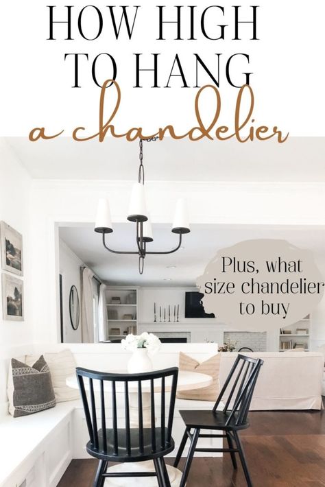 Small Space Chandelier, Chandelier Not Centered Over Table, Hanging Kitchen Chandelier, Height Of Chandelier Over Dining Table, How High To Hang A Chandelier Over Table, Hang Chandelier Over Table, Swagging A Chandelier, Lightning For Round Table, Chandelier In Kitchen Island