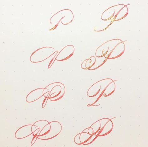 P Calligraphy, Cursive P, Calligraphy Flourishes, P Tattoo, Cursive Tattoos, Digital Calligraphy, Hand And Finger Tattoos, Fountain Pens Calligraphy, Copperplate Calligraphy