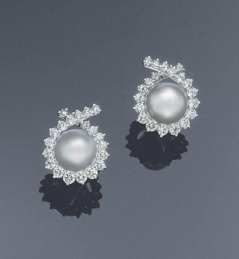 Assael South Sea White Pearls | The most sought-after cultured pearls Pearl Jewelery, Pearl Earrings Designs, Fine Pearl Jewelry, White Pearl Ring, Jewelry Product Shots, Jewel Wedding, Platinum Earrings, Crystal Jewelry Sets, Pearl And Diamond Earrings