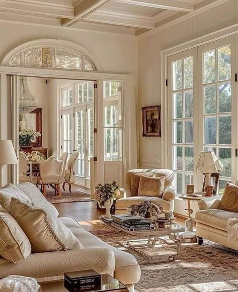 old money decor ideas, old money decorating ideas, old money home decor, old money home decorations Warm Whites, Old Money House, Italy House, Elegant Interior Design, Style Français, Craftsman Bungalows, Southern Home, Dream House Interior, Design Your Dream House