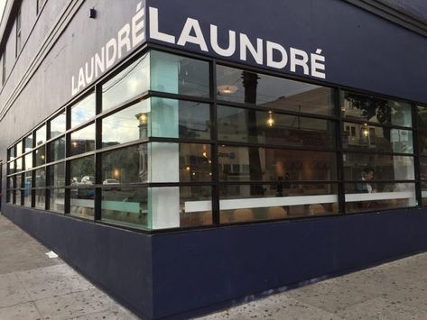 The New Trend Taking Laundromats by Storm | Designs & Ideas on Dornob Laundromat Design, Cafe Shutters, Cold Summer, Water Bill, The Cafe, Laundry Room Design, Study Style, New Trend, Community Group