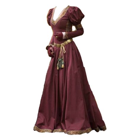 Looks like medieval dress 🗡 (leave a comment if you own the pic) Medieval Gowns Royals, Queen Dress Royal Medieval, Pink Medieval Dress, Narnia Oc, Middle Ages Dress, Asoiaf Fashion, Womens Medieval Dress, Medieval Dress Princess, Elf Princess