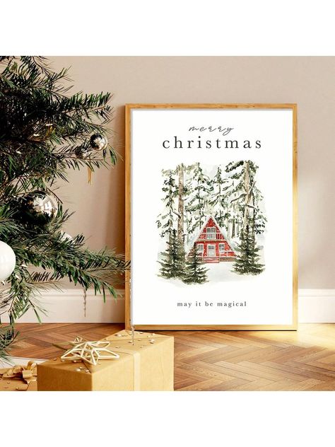 Farmhouse winter decor