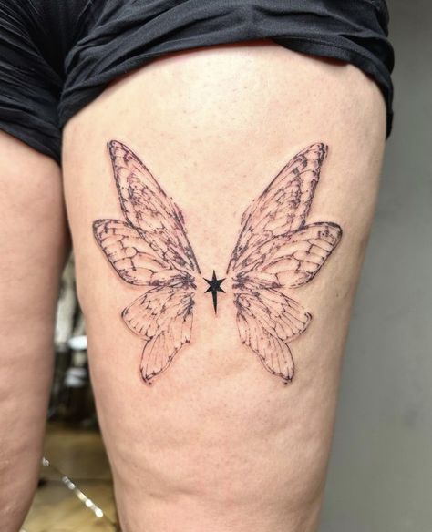 Jewel Tattoo, Funky Tattoos, Handpoke Tattoo, Moth Tattoo, Full Body Tattoo, Wings Tattoo, Baby Tattoos, Aesthetic Tattoo, Back Tattoos