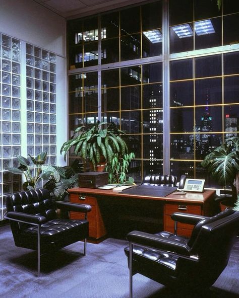 90s Corporate Aesthetic, 80s Corporate Aesthetic, Late 90s Aesthetic, Villain Lair, 80’s Decor, 1980s Interior, 90s Interior, 80s Interior Design, 80s House