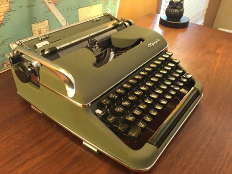 Top 10 Typewriters for Writers – Typewriter Review Boomer Style, Writing Machine, Vintage Typewriters, Typewriter, Each Day, Will Smith, Olympia, Writers, Bedroom Ideas