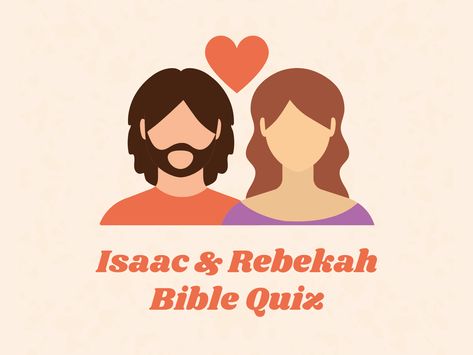 The love story of Isaac and Rebekah is beautiful with God orchestrating everything to bring this Biblical couple together.Let's see how much you know about Isaac & Rebekah! Isaac And Rebekah Bible Craft, Isaac And Rebecca Bible Story, Isaac And Rebekah Craft, Rebekah Bible, Isaac And Rebekah, Sunday School Snacks, Genesis 25, Couple Together, Bible Studies For Beginners