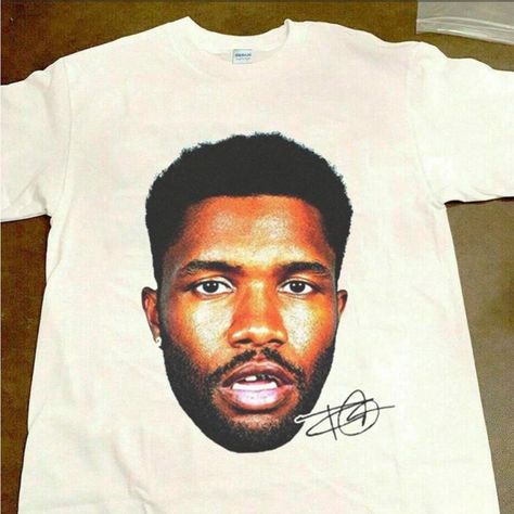 Frank Ocean Signature T-Shirt Fast Shipping $25 Lowest I Can Do Custom Deadstock Hit Me With Questions Frank Ocean Tshirts, Frank Ocean T Shirt, Frank Ocean Tee, Frank Ocean Shirt, Ocean Shirt, Cool Album Covers, Tshirt Business, Concept Clothing, White Graphic Tee