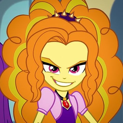 Adagio Dazzle, Evil Smile, Equestria Girl, My Little Pony Comic, Strange Photos, Mlp Equestria Girls, Girl Themes, Sunset Shimmer, Mlp Pony