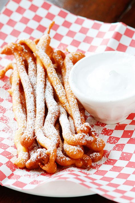 Funnel Cake Sticks Recipe, Funnel Cake Sticks, Funnel Cake Fries Recipe, Marshmallow Fluff Dip, Funnel Fries, Fluff Dip, Funnel Cake Fries, Fries Recipes, Hearts Butterflies