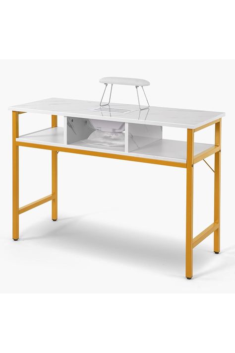 Artist hand Manicure Table, Nail Desk, Electric Dust Collector, Nail Station, Marble Grained Table, Spa Salon Workstation, Foldable Wrist Rest, Gold Table Leg Nail Table, Nail Desk, Nail Station, Fashion Accessories Illustration, Manicure Table, Wrist Rest, Dust Collector, Black Nail Designs, Gold Table