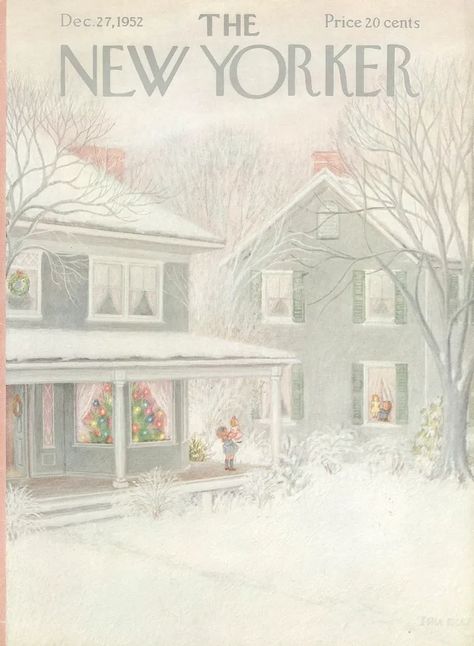 The New Yorker December 27, 1952 Issue | The New Yorker New Yorker December, The New Yorker Magazine, New Yorker Magazine, New Yorker Covers, Christmas Cover, December 27, Art Department, Christmas Poster, Vintage Magazines