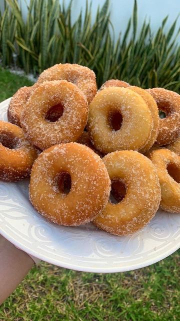 Boricua Recipes, Sugar Donut, Cute Baking, Delicious Donuts, Cute Food Art, Food Therapy, Tasty Baking, Fancy Food, Mini Donuts