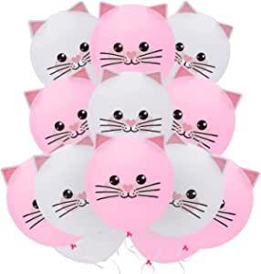 Party Decorations Pink, Kitten Birthday Party, Cat Themed Parties, Cat Balloons, Kitty Theme, Kitten Party, Kitten Birthday, Cat Birthday Party, Kids Gift Guide