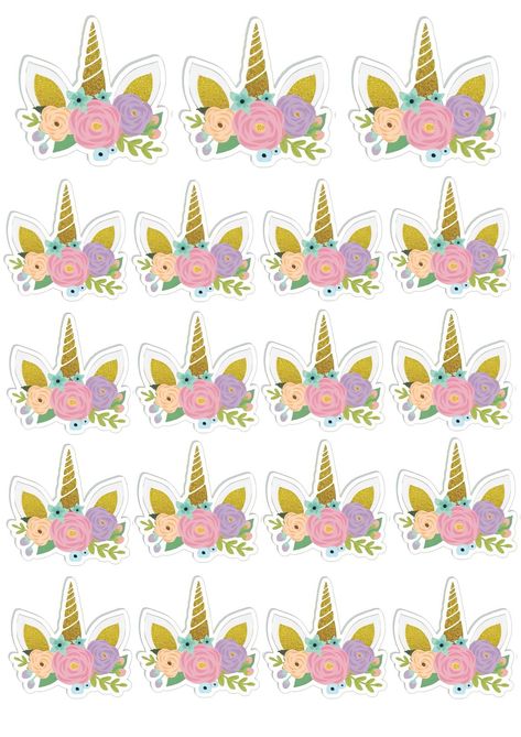 Unicorn Number Cake, Unicorn Birthday Party Cake, Printable Unicorn Birthday, Unicorn Topper, Unicorn Cupcakes Toppers, Anna Victoria, Unicorn Birthday Party Decorations, Rainbow Unicorn Party, Unicorn Themed Birthday Party